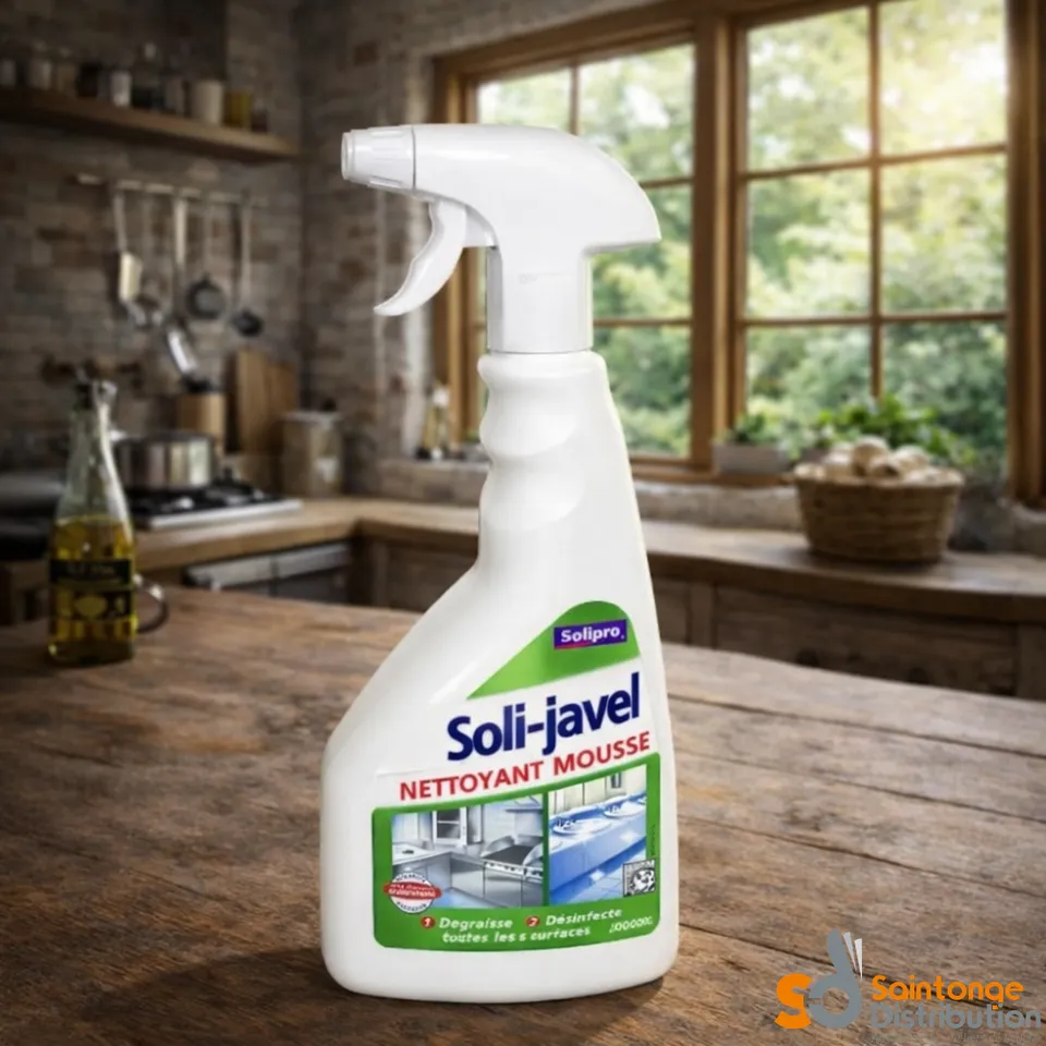 Saintonge Hygiène Soli-javel nettoyant mousse 500ml javel