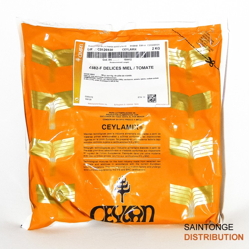 Saintonge 4882 assaisonnement saucisse miel tomate 2 kg