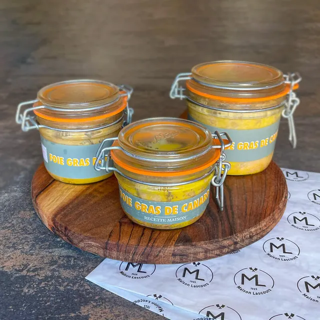 Maison Lascours Foie Gras Canard Bocal Sud-Ouest 180g