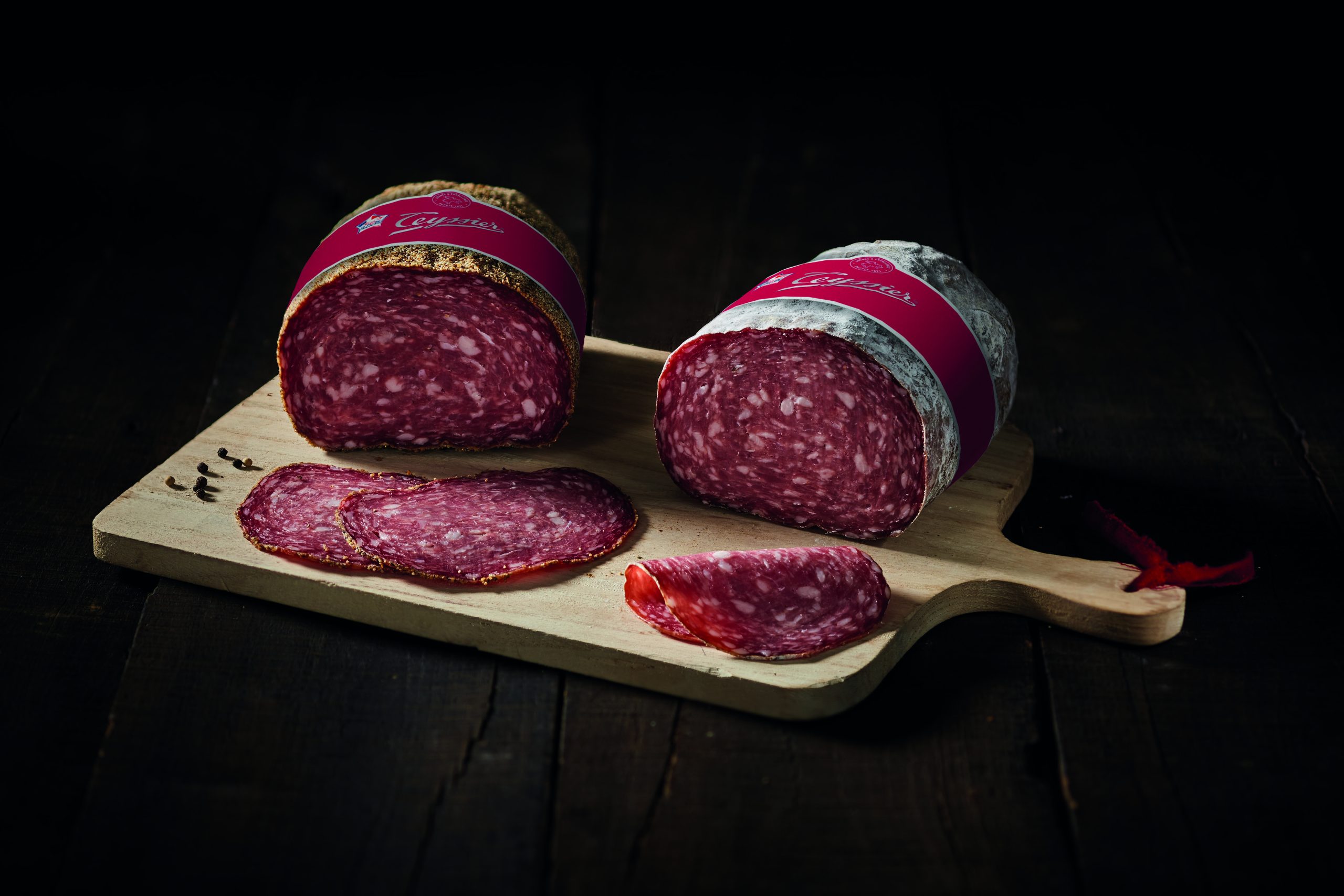 Teyssier Les saucissons authentiques Bûche Pavé saucisson sec nature