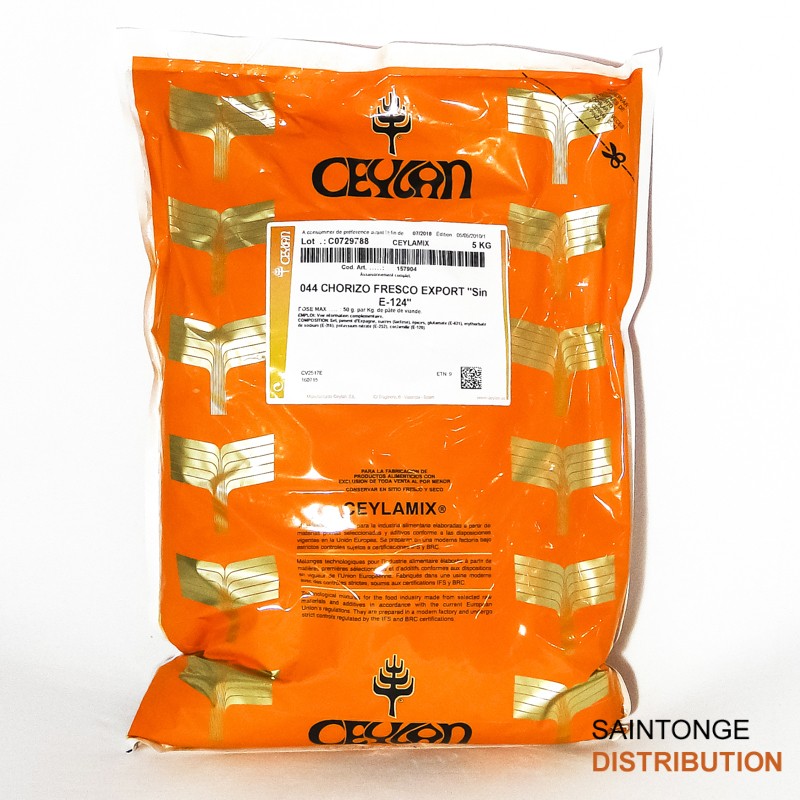 Saintonge Assaisonnements Chorizo à Griller 044 sac 5kg