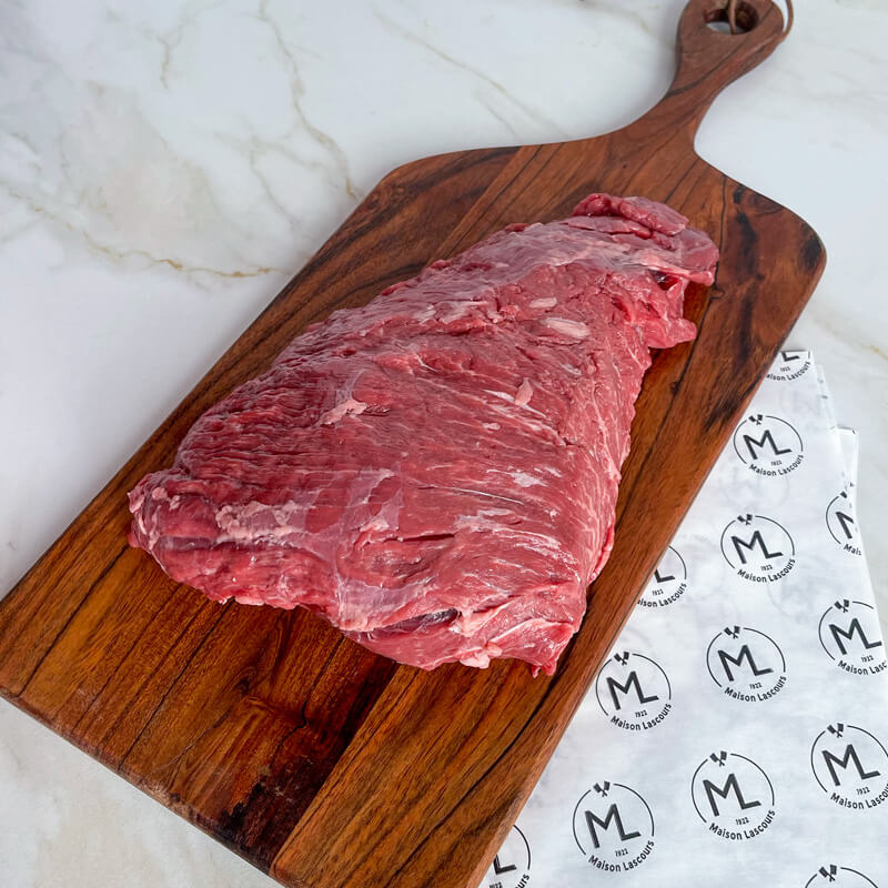 Maison Lascours Bavette bœuf Black Angus 400g poêle grill