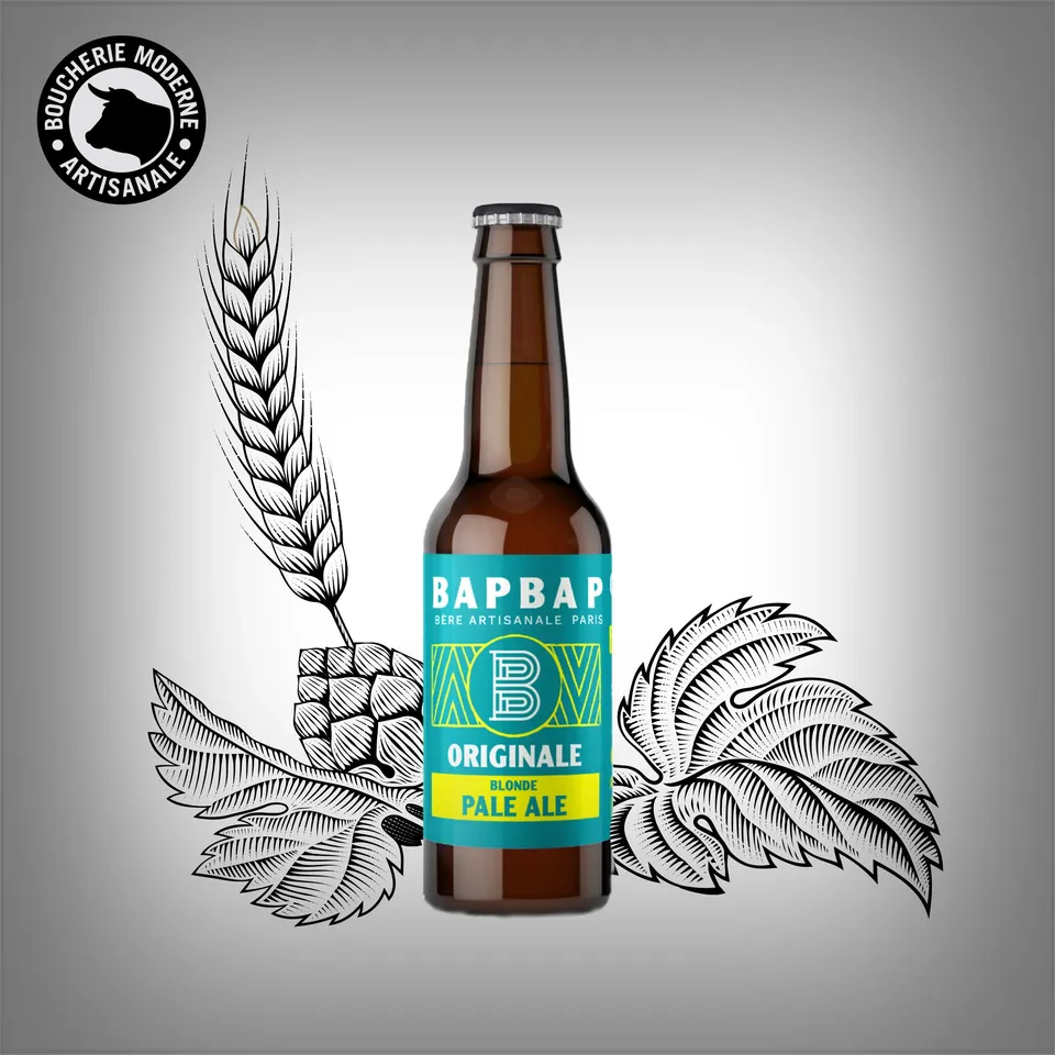 Boucherie Moderne BAPBAP Originale Blonde Bière 33CL agrumes