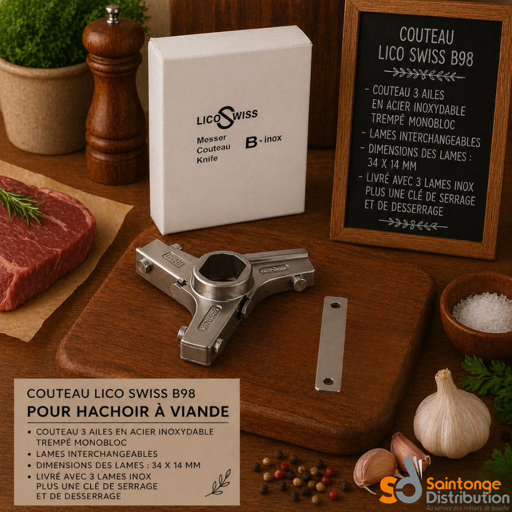 Saintonge Consommables couteau Lico Swiss B98 4 lames