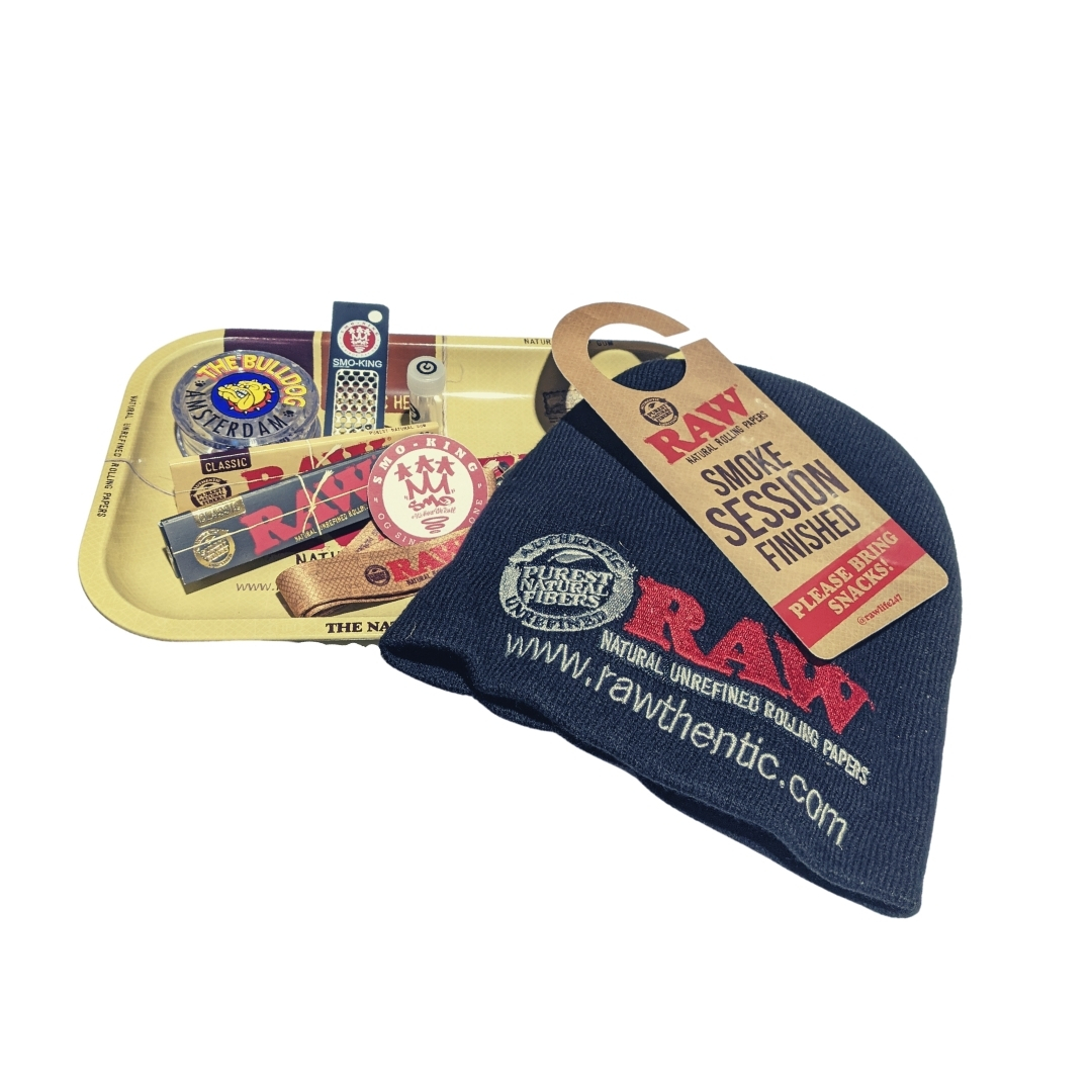 Smo King x RAW plateau à rouler medium coffret bonnet
