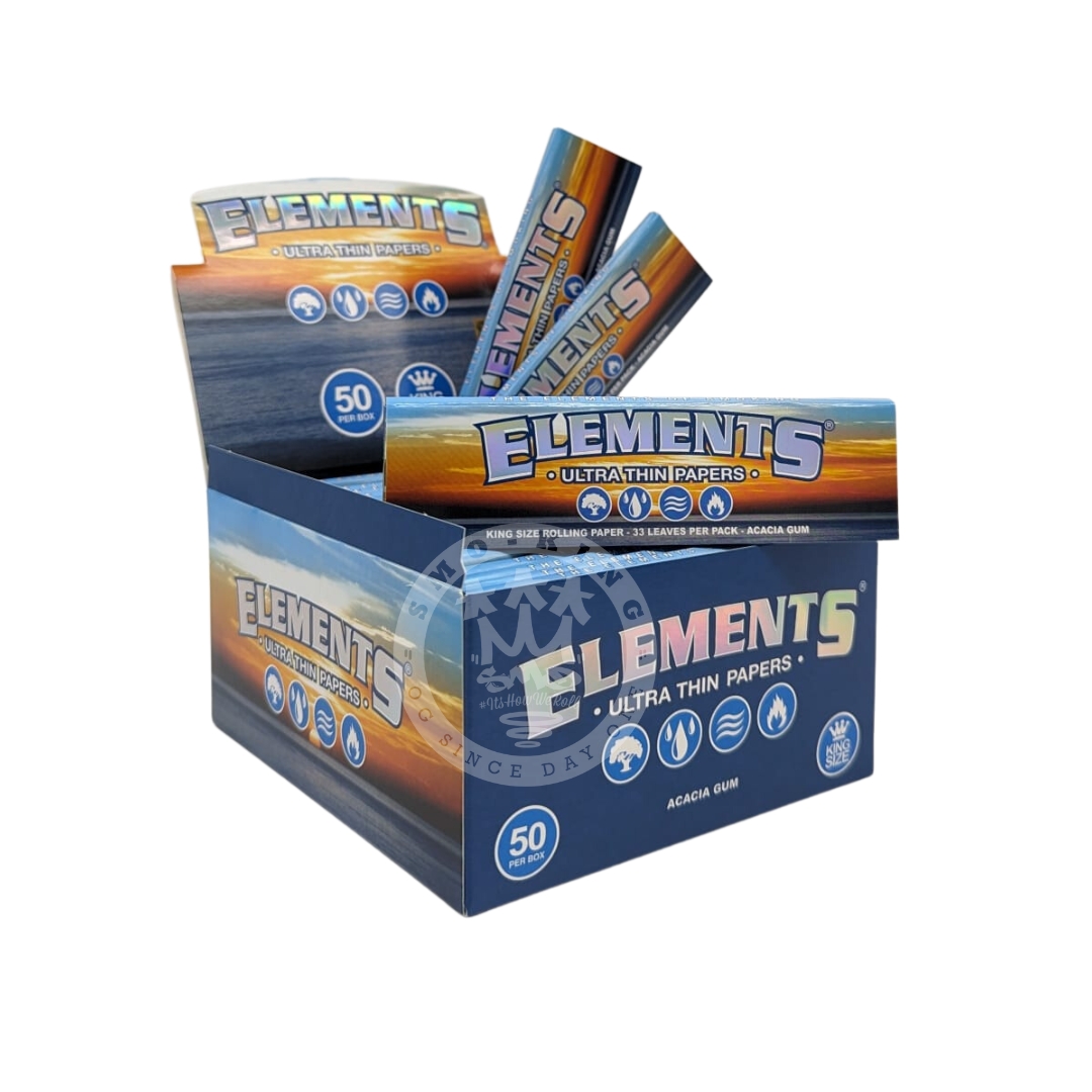 Elements King Size Fattys feuilles à rouler riz 33