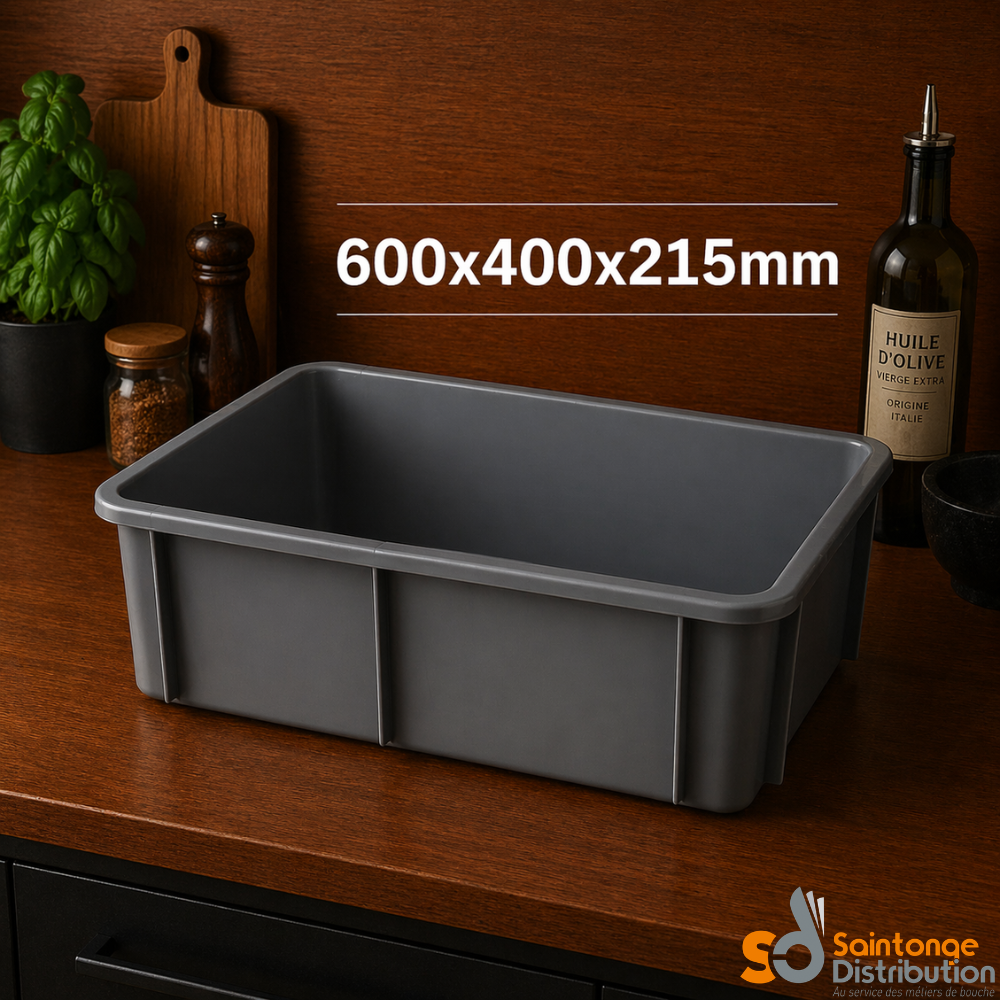 Saintonge Bac Gilac gris 35 L 600x400 PEHD