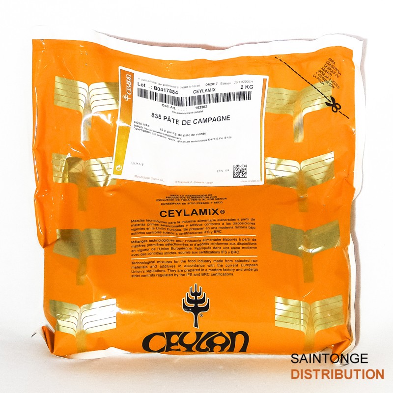 Saintonge Distribution 835 assaisonnement pâté campagne 2 kg