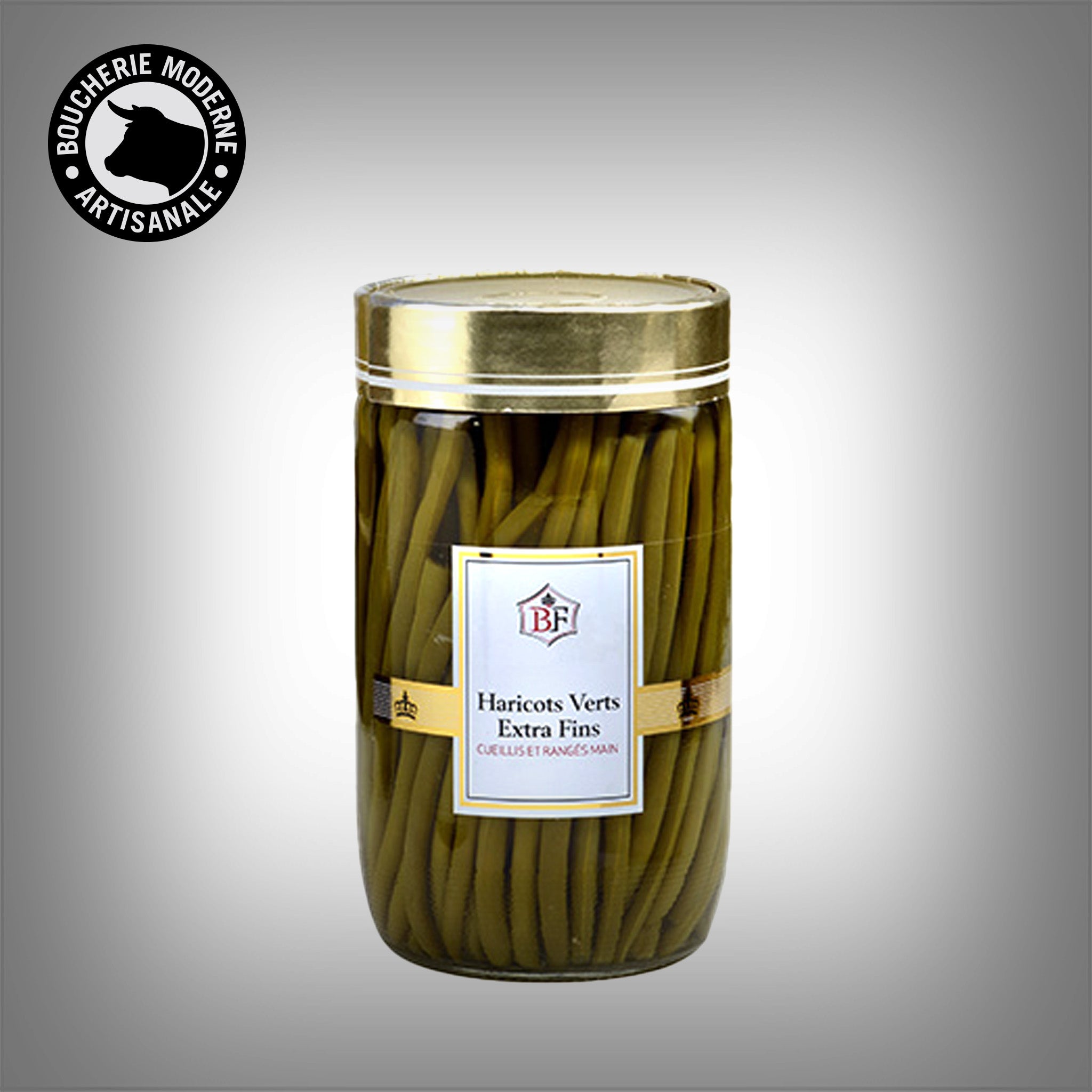 Boucherie Moderne Haricots verts conserve 660g rangés main