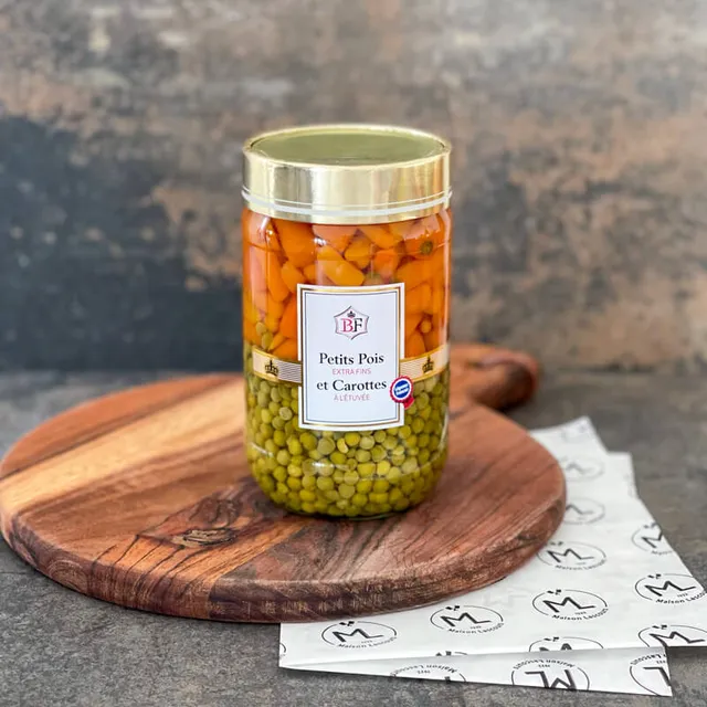 Maison Lascours Traiteur Petits Pois Carottes plat 660g tendre