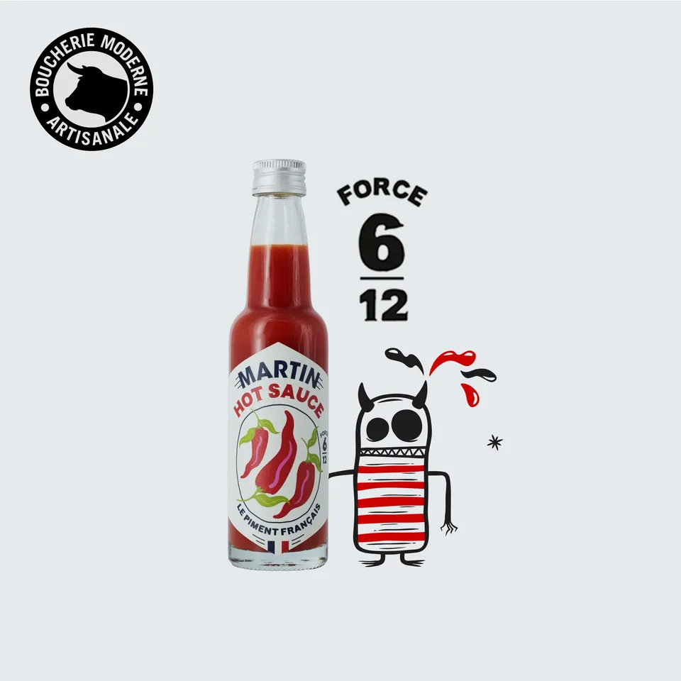 Boucherie Moderne Épicerie Sauce Martin piment 350g 6/12