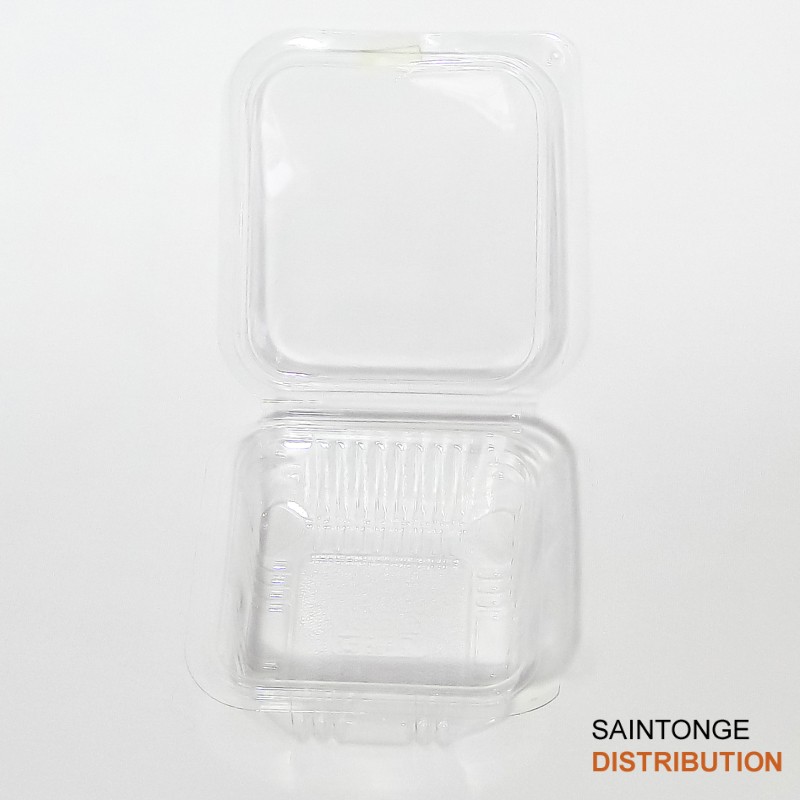 Saintonge Emballages Barquette rectangulaire 250CC 125x115x40mm