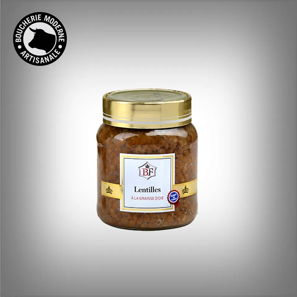 Boucherie Moderne Épicerie Lentilles petit 330g cuites
