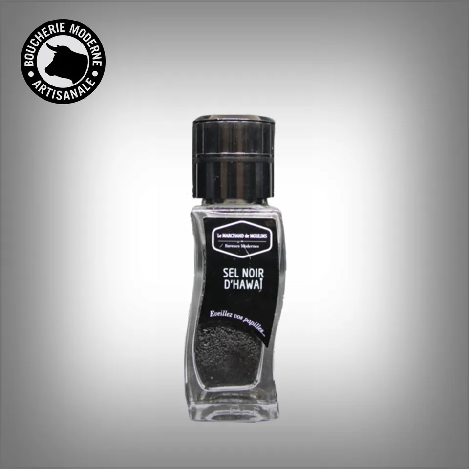 Boucherie Moderne ÉPICERIE moulin sel noir d’Hawaï 85g
