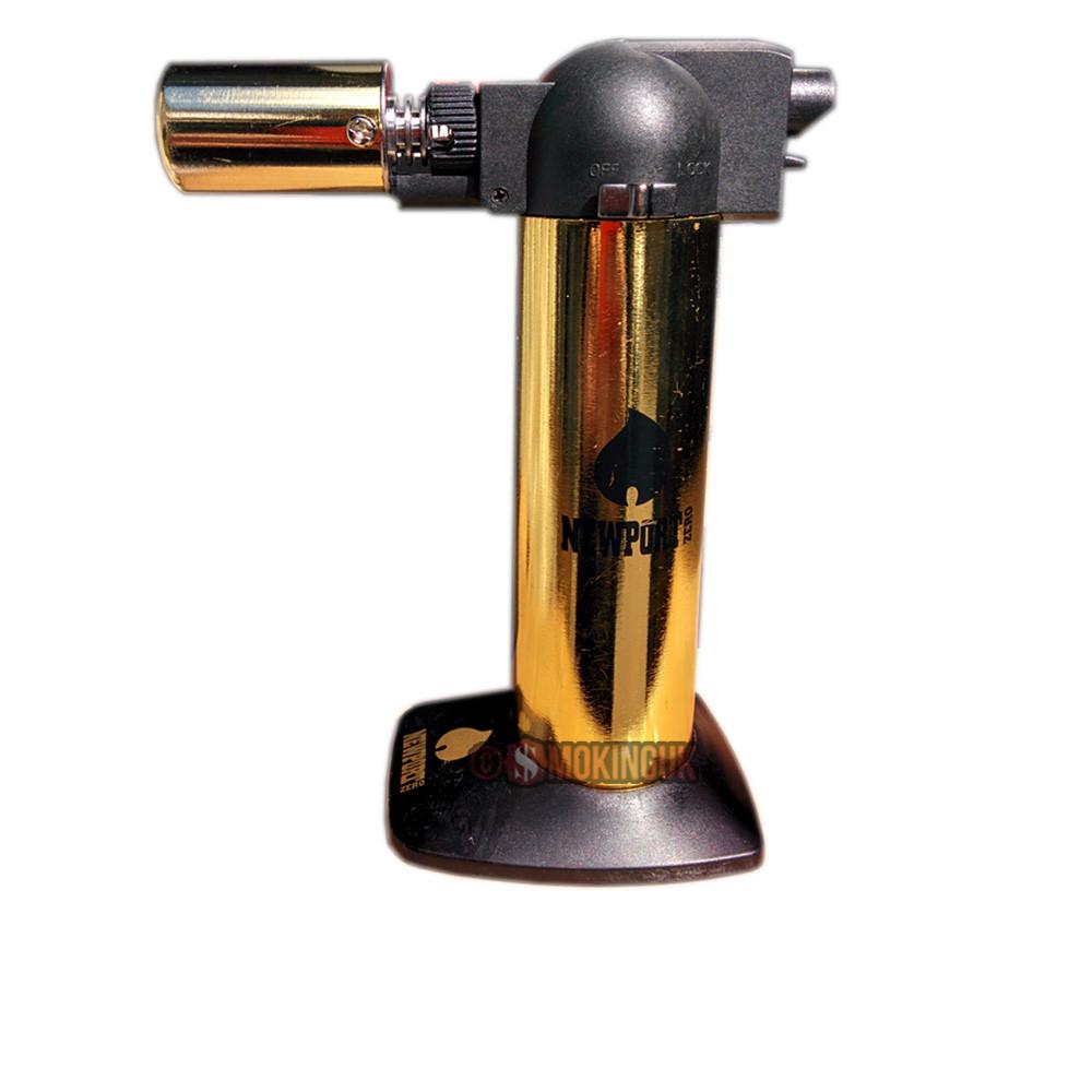Newport Zero NBT028 torche butane doré noir 15 cm