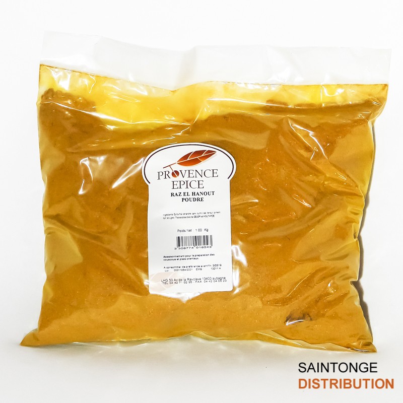 Saintonge Assaisonnements Raz el hanout poudre 1 kg oriental