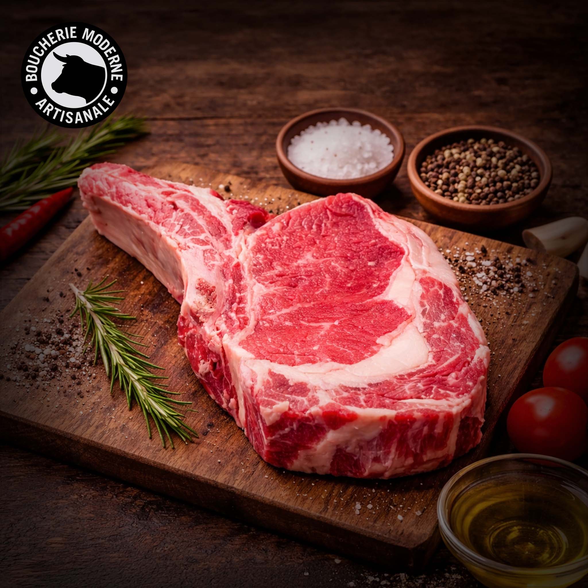 Boucherie Moderne BŒUF Côte de bœuf Irlandaise 1,25kg viande maturée