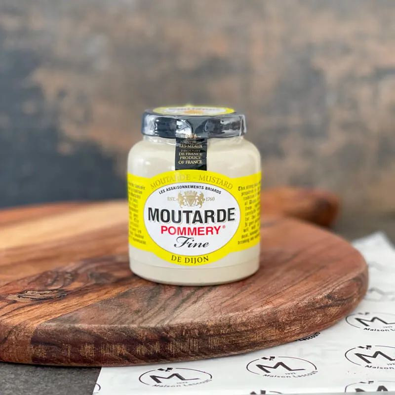 Maison Lascours Moutarde de Dijon Pommery 100 g condiment