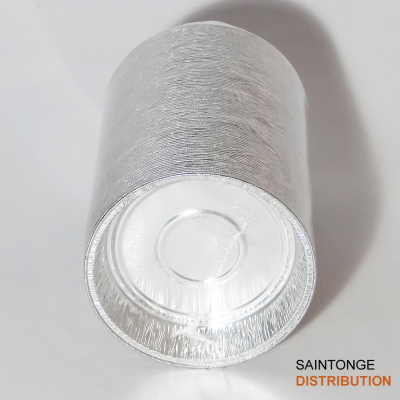 Saintonge tourtière aluminium 109 mm lot de 100 cuisson four