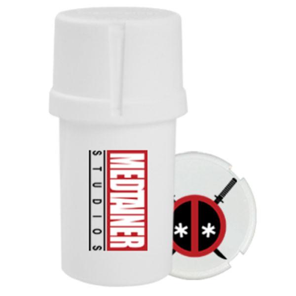 Med Tainer Comic Collection grinder boîte 20 dram