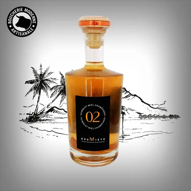 Boucherie Moderne APÉRITIFS RhuMista kumquat rhum 50cl au miel