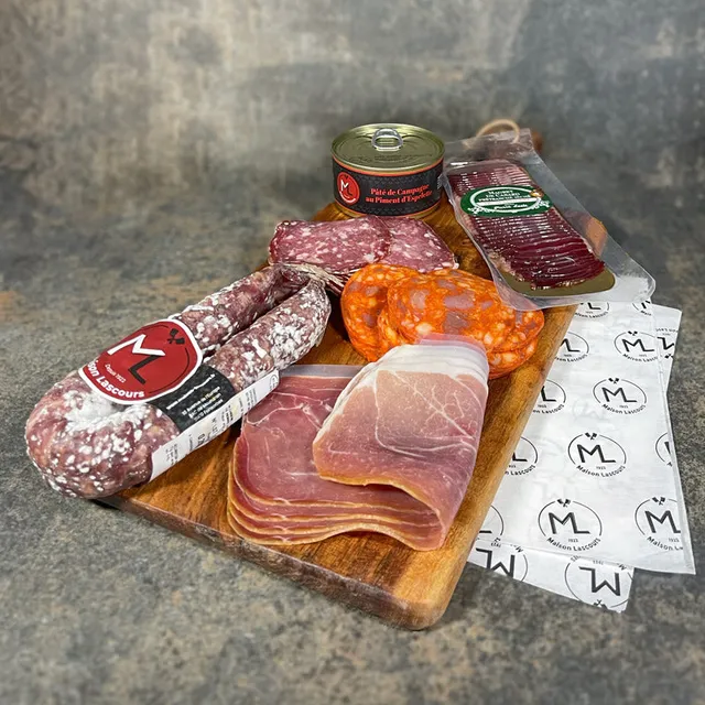 Maison Lascours Plateau Charcuteries Apéro assortiment français