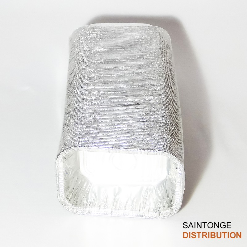 Saintonge Emballages Barquette aluminium 250 ml sachet 100 four
