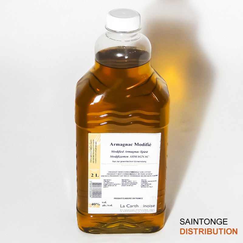 Saintonge Armagnac modifié 40% 2L alcool charcuterie