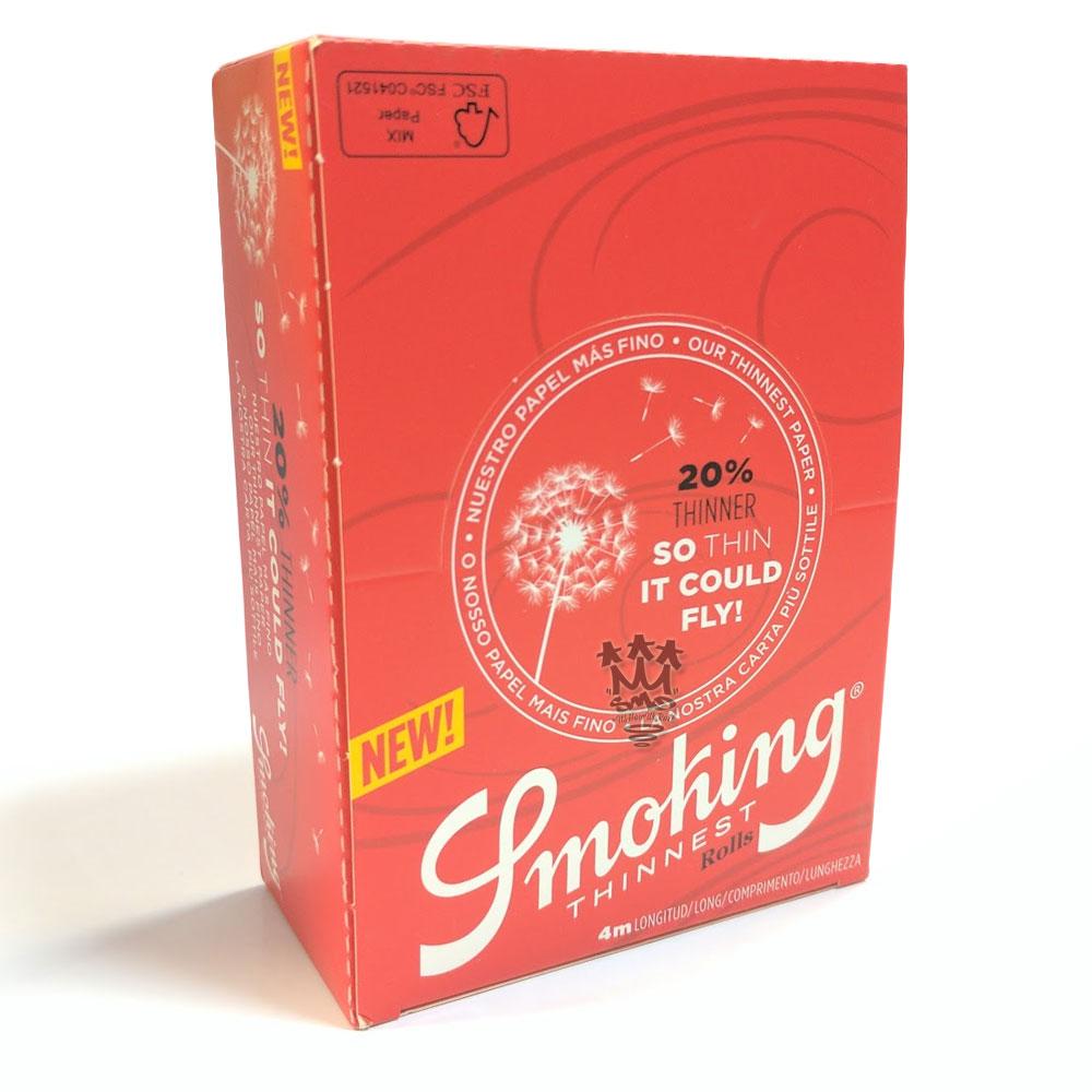 Smoking Thinnest Rolls papier à rouler rouleau 4 m ultra fin