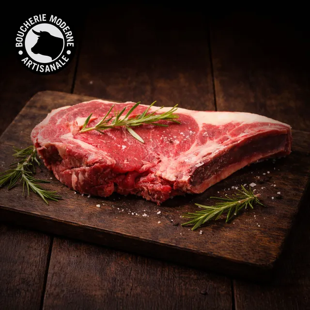 Boucherie Moderne BŒUF Entrecôte Blonde d’Aquitaine viande 600g persillée