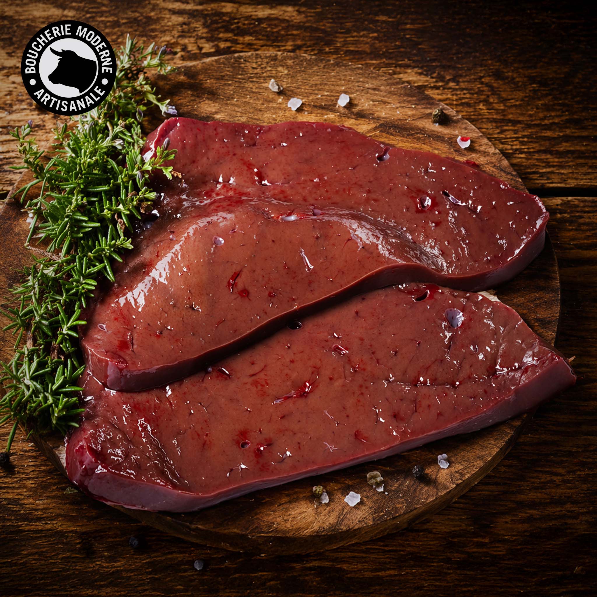 Boucherie Moderne VEAU Foie de veau abats 200 g au fer