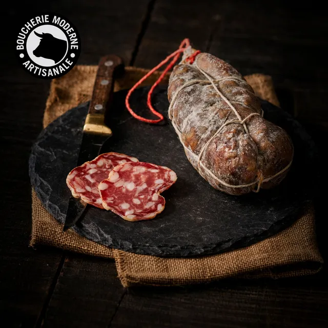 Boucherie Moderne CHARCUT’ saucisson poivre vert 220g sec