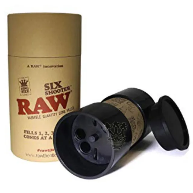 RAW Six Shooter remplisseuse cônes King Size x6