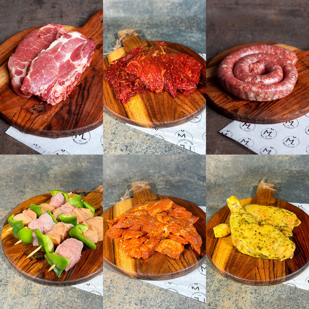Maison Lascours Soleil colis viandes barbecue assortiment