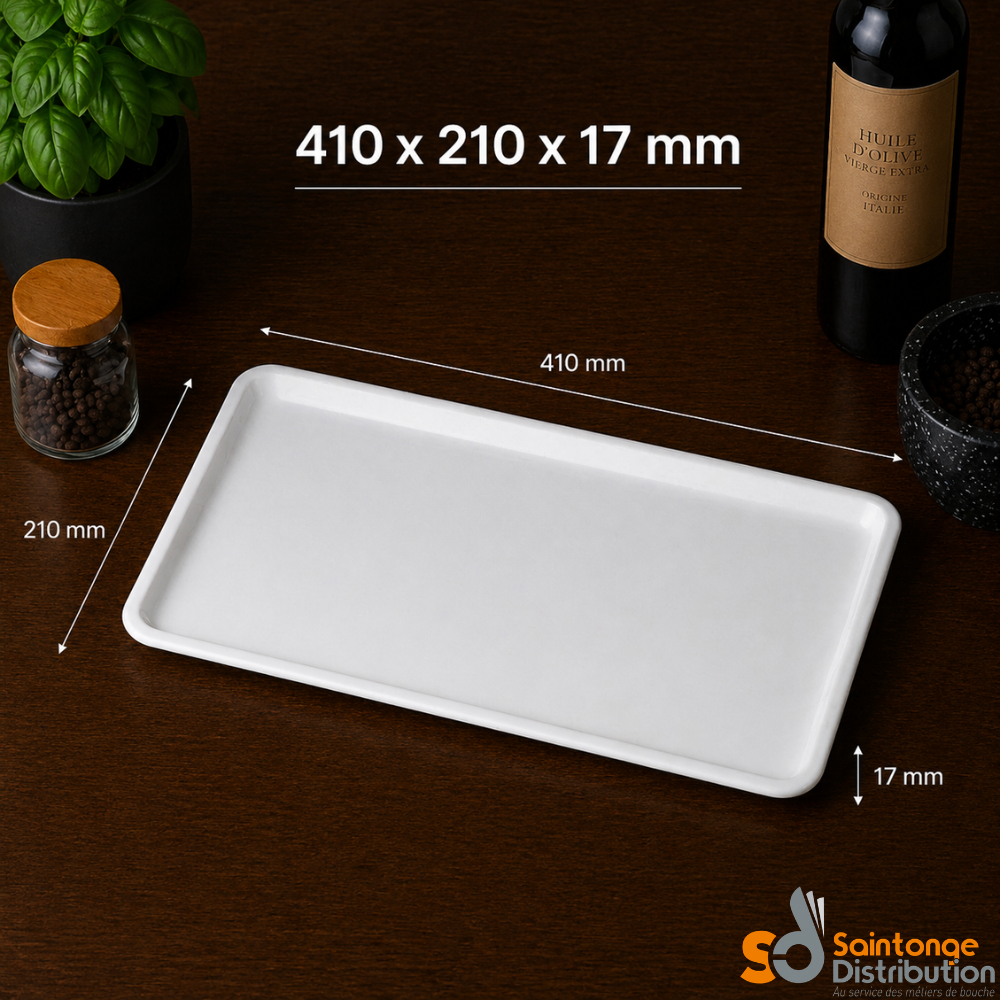 Saintonge Distribution Matériel Plat glacière PMMA 41x21 cm