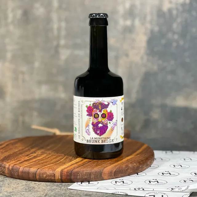 Maison Lascours Vins Bière Brune Belge BIO 33cl La Muretaine