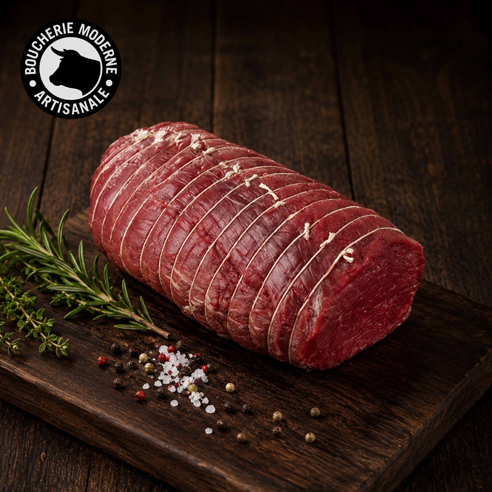 Boucherie Moderne BŒUF Rôti Filet de bœuf à l’ancienne rôti 1KG