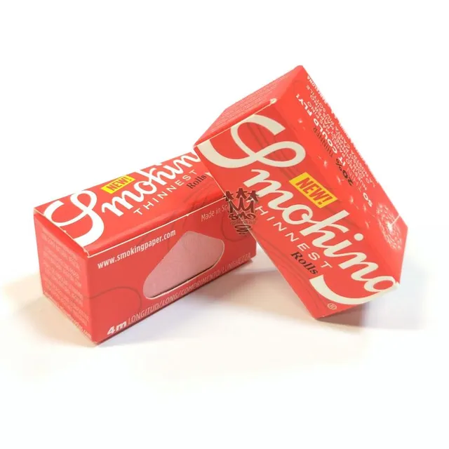 Smoking Thinnest Rolls feuille à rouler rouleau 4m 44mm ultra-fin