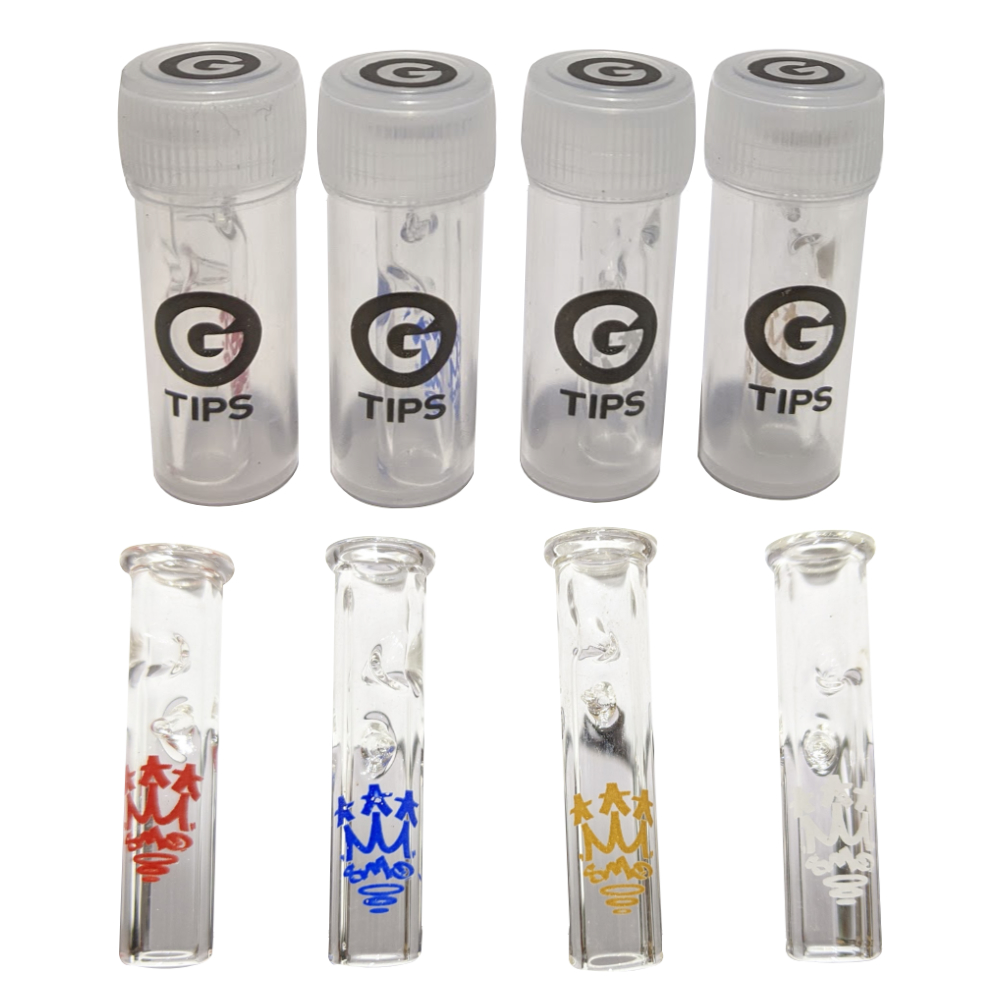 G Tips SMO Colourway embouts verre tête ronde 34 mm