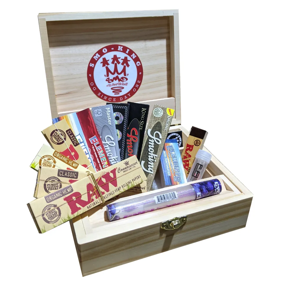Rolling Supreme T3 boîte à rouler bois pin 15x17cm coffret