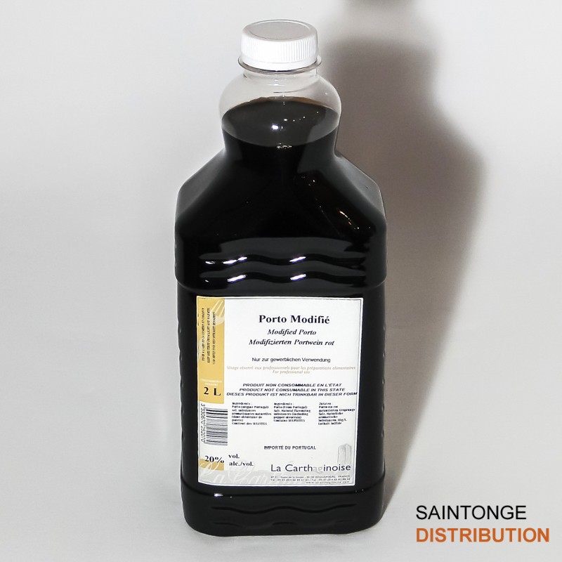 Saintonge Distribution Consommables Porto rouge modifié 20% 2L vin aromatique