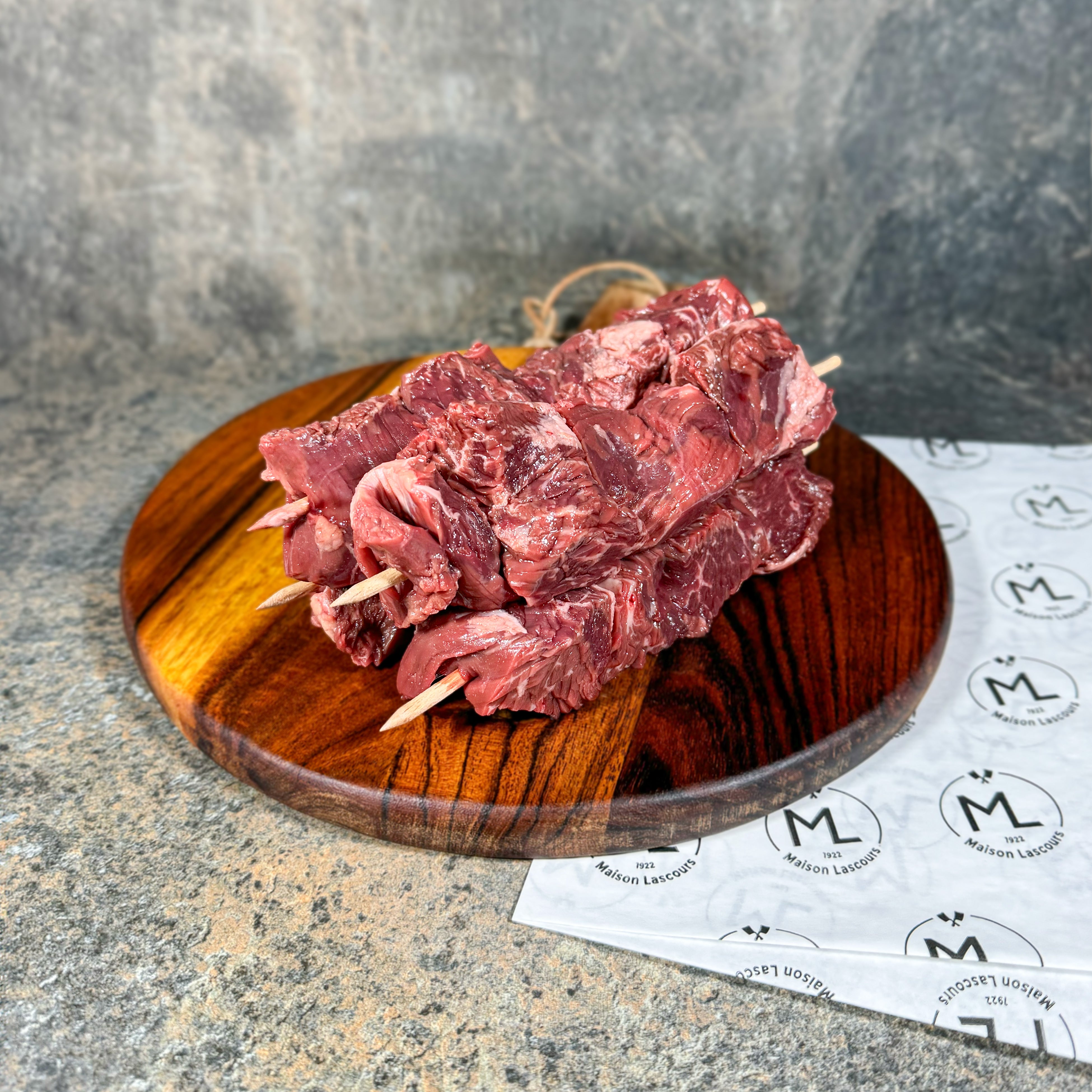 Maison Lascours Brochette d'Onglet de Bœuf 4x200g barbecue
