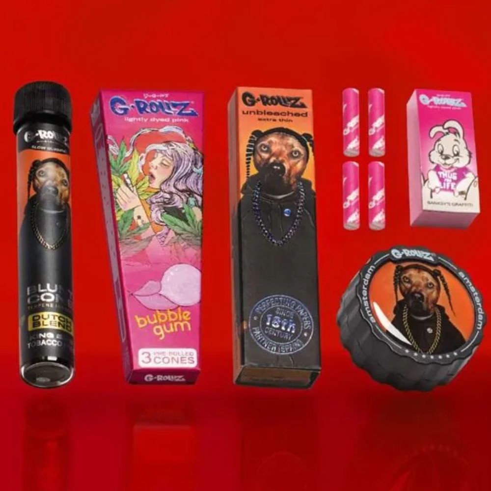 G-Rollz Christmas Gift Set coffret feuilles à rouler avec grinder