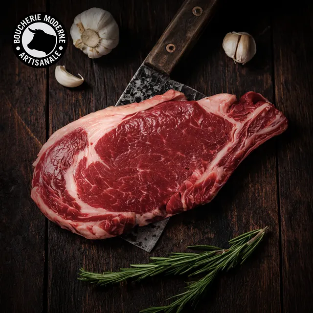 Boucherie Moderne Bœuf Entrecôte Pie Noir Maturée 600g