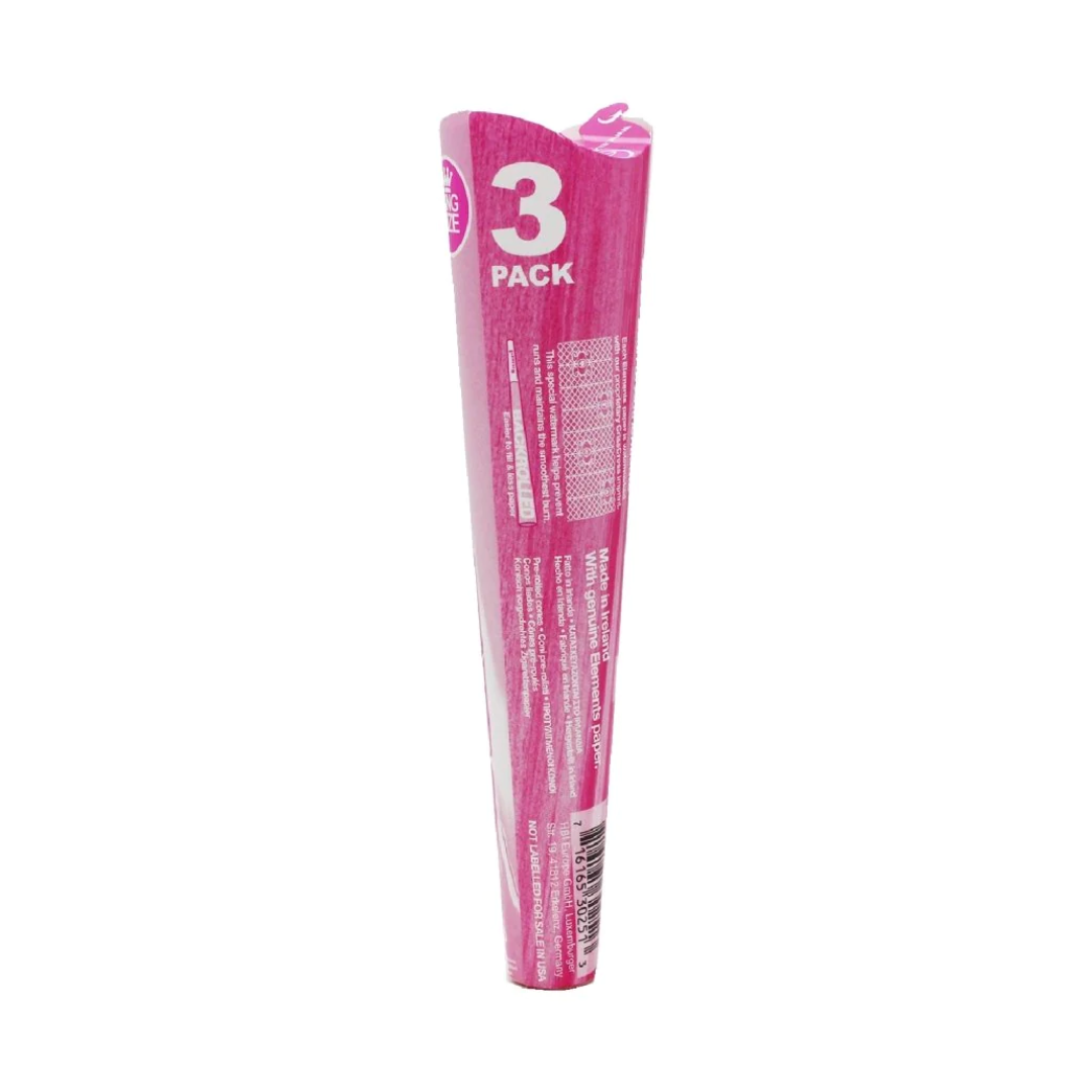 Smo King Rolling Papers cônes riz roses king size 3 pièces