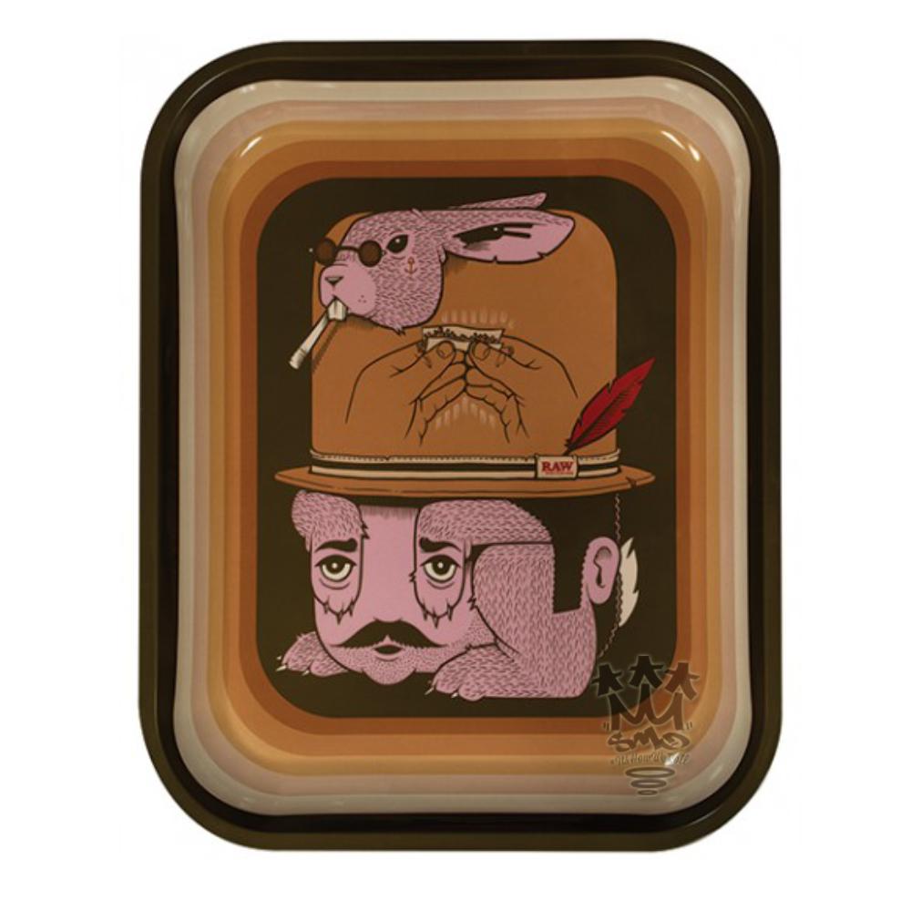 RAW Jeremy Fish plateau roulage large édition artist bunny