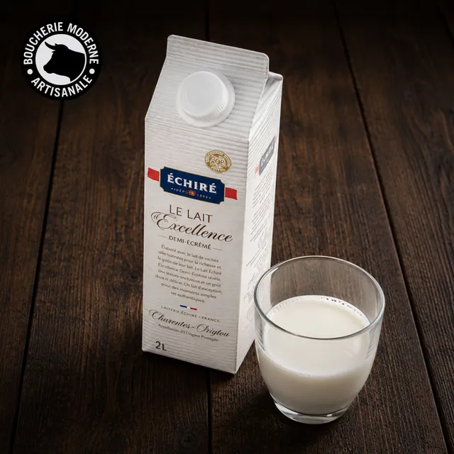 Boucherie Moderne Échiré lait demi-écrémé 1L quotidien