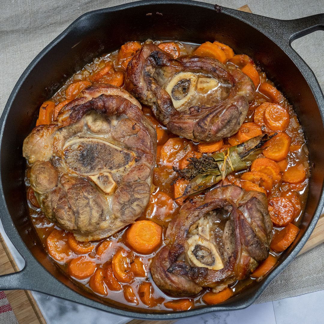 Maison Lascours Viande de Veau Jarret avec Os 2 x 350g à mijoter
