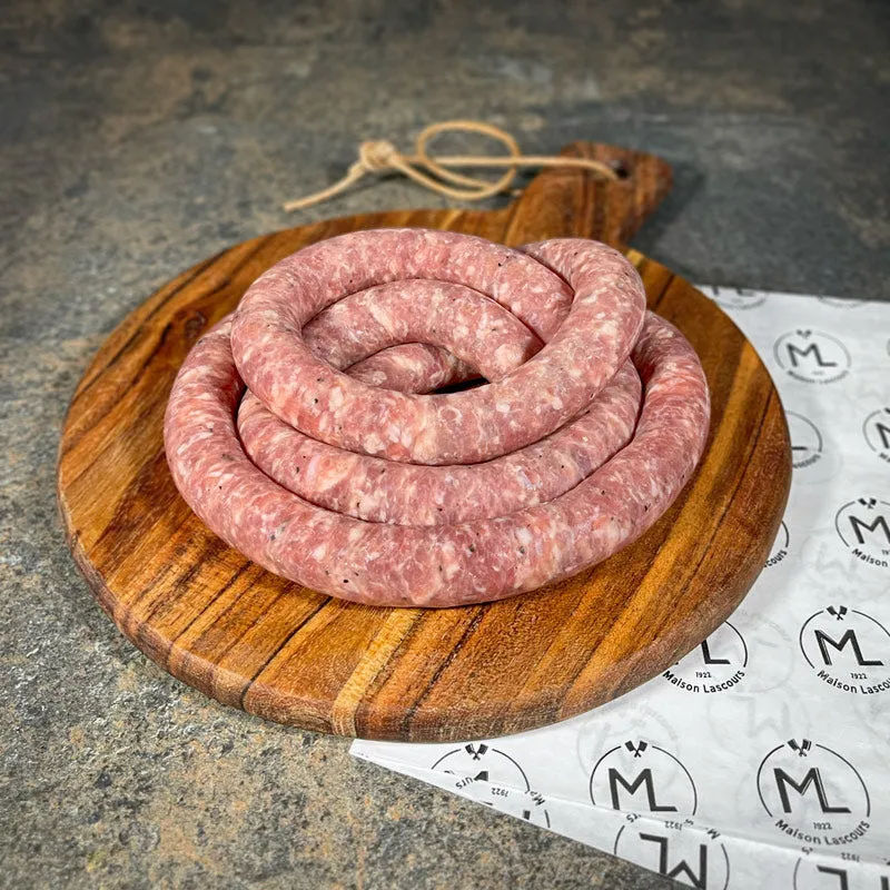 Maison Lascours Saucisse Fine charcuterie porc Tarn 1 x 500g