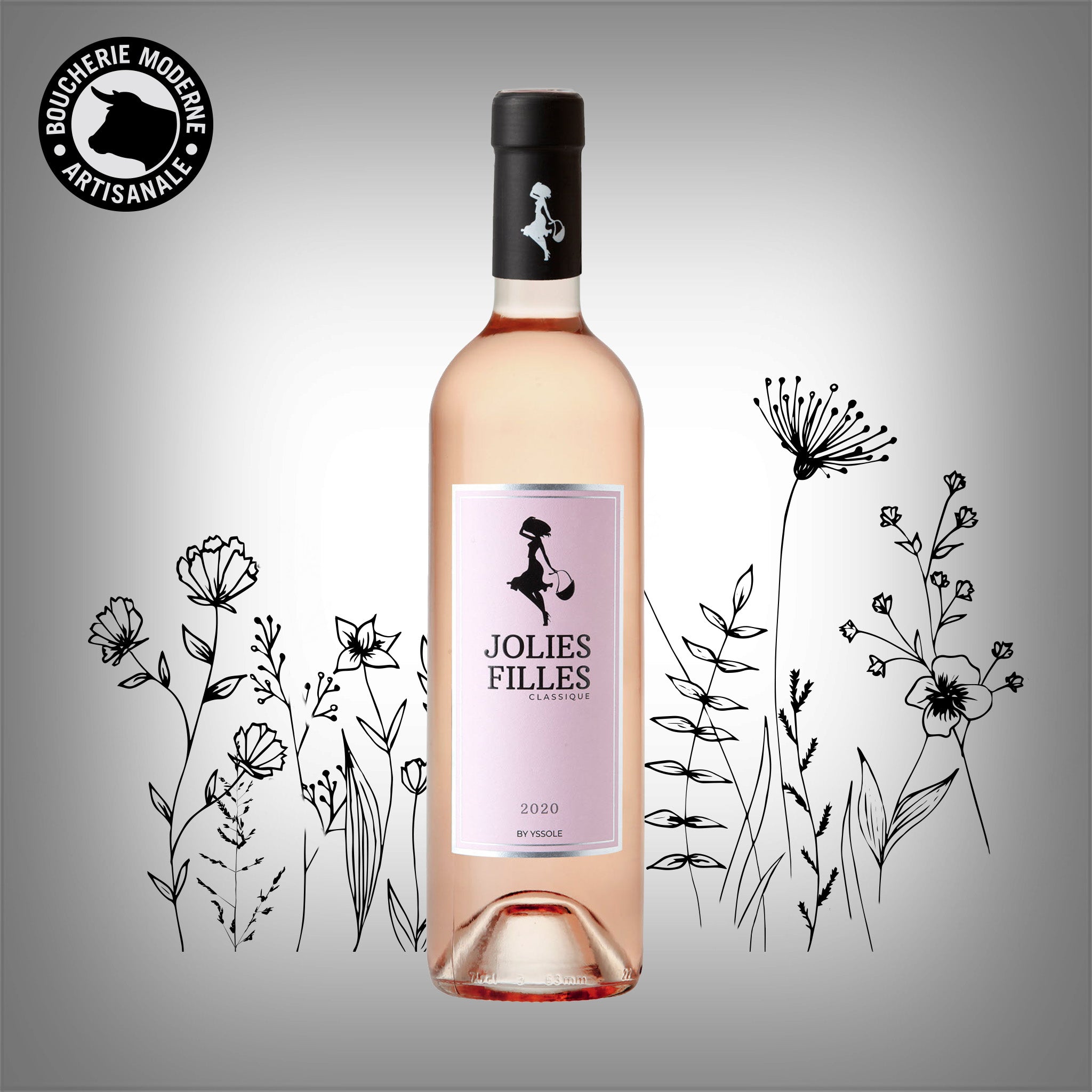Boucherie Moderne Jolies Filles vin rosé Syrah 75cl